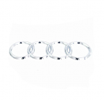 Audi R8 Chromuotas Ženkliukas VAG Originalus 4S7853742E2ZZ