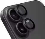 OBAL:ME le&scaron;io apsauga skirta Apple iPhone 16/16 Plus juodos spalvos