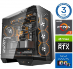 Stacionarus kompiuteris INTOP AQUA Ryzen 7 8700F 32GB DDR5 1TB SSD M.2 NVME RTX5070 12GB no-OS (RW58439NS)