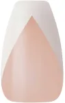 KISS Dirbtiniai nagai su klijais Classy Nails, &Scaron;ilkinė suknelė, Balta, Vidutinis karstas