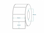 EPSON C33S045542 High Gloss Label Roll 76mm x 51mm - 630 Labels Dore Manufacturer