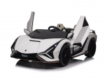 Toycars Vaiki&scaron;kas automobilis, Lamborghini Sian, 140x81x47 cm, Balta