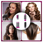 Plaukų džiovintuvas 5 in 1, skirtas džiovinti, tiesinti ir garbanoti + dėžė Happy People PP-0675