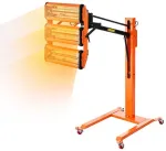 Infraraudonųjų spindulių dažų džiovinimo lempa 3300W, automobilių, baldų dažų džiovyklė, reguliuojamo auk&scaron;čio, greito džiovinimo &scaron;ildymo lempa