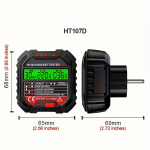 Dėklas Įtampos testeris elektros lizdams, elektros lizdams, kontaktams, LCD ekranų RCD