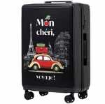 Kelioninis Nedidelis S lagaminas Wings BUNTING MON CHERI juodas