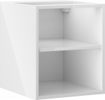 Mexen Box-A spintelė su lentyna, 40 cm, Baltas glossy
