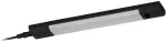 4W LED pavir&scaron;inis linijinis &scaron;viestuvas LINEAR, juodas, 3000/4000/6500K, dimeriuojamas, su judesio davikliu