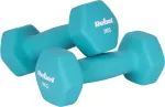 >>>HEX ketaus neopreno hanteliai 2x3kg, REBEL ACTIVE