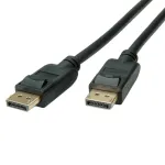 ROLINE 11.04.5813, 5 m, DisplayPort, DisplayPort, Ki&scaron;tukas, Ki&scaron;tukas, Juoda
