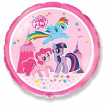 Mano mažojo ponio pilies folijos balionas 46 cm (WP)