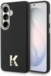 Karl Lagerfeld K metalinis logotipas &bdquo;MagSafe&ldquo; dėklas, skirtas &bdquo;Samsung Galaxy S26&ldquo;, juodas
