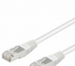 Goobay CAT 5e Komutacinis kabelis, F/UTP, baltas, 5m, 5 m, Cat5e, F/UTP (FTP), RJ-45, RJ-45, Baltas