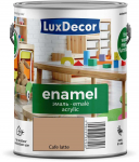Emaliniai dažai LUXDECOR, matiniai, kavos latte sp., 2,2 l