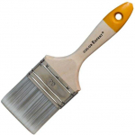 Plok&scaron;čiasis teptukas su medine rankena lakavimui COLOR EXPERT, 70 mm