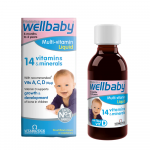 Vitabiotics Vitabiotics, Wellbaby, 14 Vitamins & Minerales, Development Of Bones & Muscles, Vitamins, 150 ml For Children