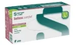 Multi Vienkartinės pir&scaron;tinės Sempermed Comfort dydis L lateksinės be pudros baltos AQL 1.5, 10 pakelių x 100 vnt. (1 vnt./dėž.)