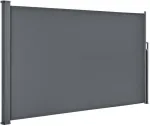 Juskys &Scaron;oninė markizė Dubai 300x190 cm tamsiai pilka