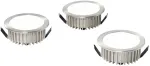 5,8W LED įleidžiamas &scaron;viestuvas FUSION, nikelio sp., 4000K, 3vnt.