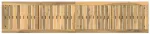 Sodo suolas 161 x 35 x 45 cm Kietos akacijos mediena Balta