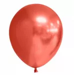 Globos Europe Bv Veidrodinis raudonas balionas, 10 vnt