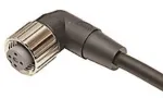 Omron Jutiklio kabelis, M12 kampuotas, - 5 m, XS2F-M12PVC4A5M
