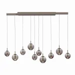 70W LED pakabinamas &scaron;viestuvas E-INFINITY, bronzos sp., 2200-5000K, dimeriuojamas, reguliuojamo ilgio
