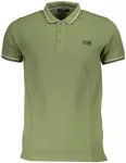 CAVALLI CLASS POLO KR&Oacute;TKI RĘKAW MĘSKI Žalias