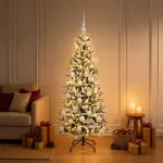 Dirbtinė kalėdinė eglutė su rutuliuku 150 cm 150 LED