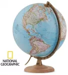 National Geographic, NOVA RICO National Geographic politinis gaublys 30 cm su rie&scaron;utmedžio padu, anglų kalba