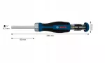 Bosch VERGIONIC Wkrętak su grzechotką + 12 bit&oacute;w BL (1600A039PK)