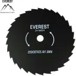 Universalus pjovimo diskas 30 dantys skersmens anga 25,4 mm plotis 255 mm storio 1,8 mm