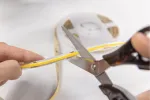COB LED Strip 12V shrink,480LEDs/m,8mm,10W/m,waterproof,neutral baltas,2x1m mini amp wire