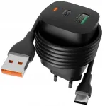 Greitas Usb Type-c tinklo įkroviklis 3a Pd 20w 3000ma Kostka + Type-c kabelis