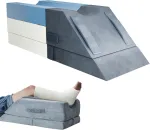 Helining ergonomi&scaron;ka, reguliuojamo auk&scaron;čio vena kojų pagalvė po operacijų, traumų ar poilsiui, kojų pakėlimo pagalvė, limfos pagalvė kojoms