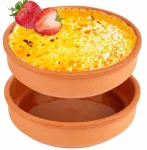 Bergman Terracotta rinkinys kepimui, kokteilinės, akmens masės dubenėliai, 2 vnt., 450 ml