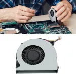 Ccylez Pakeičiamas Cpu au&scaron;inimo ventiliatorius Cpu oro au&scaron;intuvas ne&scaron;iojamam kompiuteriui Hp Probook 640 G1 645 G1 650 G1 655 G1 4 kontaktų Dc 5v 0.5a