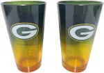 Žalias Bay Packers Nfl bokalų rinkinys, 2 vnt., 475 ml