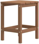 Sodo Adirondack staliukas, rudos spalvos, 38x38x46cm, HDPE