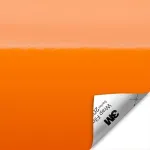 Orange Plėvelė 10x10 G54 Gloss Bright Oranžinis oranžinė | 3m 2080 testeris