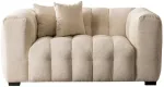 Mebel Elite Dvivietė sofa MODERNO, 170 &times; 105 cm, kreminė