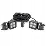 Led 2" kvadratinės lempos Rough Country Juodas Series
