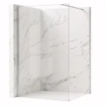Walk-In du&scaron;o sienelė Rea Flexi, Transparent / Chrome, 110 cm
