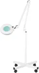 Activeshop Kosmetologinė lempa su lupa ir stovu S4 5D 22W Baltas