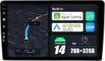 Automagnetola Bxliyer android 14 automobilinis radijas hyundai h1 (2010-2014) gps navigacijos radijas - belaidis carplay android auto - atbulinės eigos kamera - 2g + 32g - ips 9 colių 2 din - dab vairo valdymas dviejų dažnių wi-fi