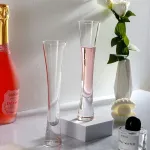 Bordeag 2 &scaron;ampano taurių rinkinys, 150 ml, stiklinės &scaron;ampano taurės, kri&scaron;tolinės &scaron;ampano taurės, dvigubų sienelių &scaron;ampano taurės, kri&scaron;tolinės taurės vestuvėms, gimtadieniui, vakarėliui, barams