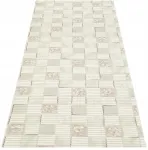Multi-decor vonios kilimėlis Pvc putų 65x130cm Kratka ra&scaron;tas, smėlio spalvos
