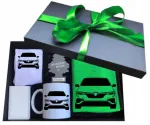 Dovanų rinkinys puodelis gimtadieniui tėvo dienos proga vairuotojui Renault automobiliui