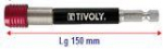 Prailgintas magnetinis suktuvo antgalių laikiklis 150mm. TIVOLY