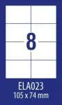 Avery Zweckform LABEL. ZF ECONOMY 105X74MM 023 100ARK ETIKETĖ E100 ELA023 - ELA023